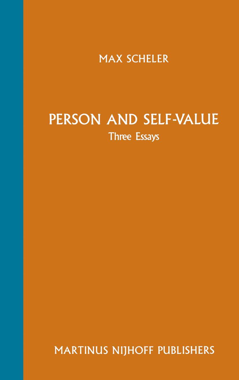 Vorderes Coverbild Person and Self-Value