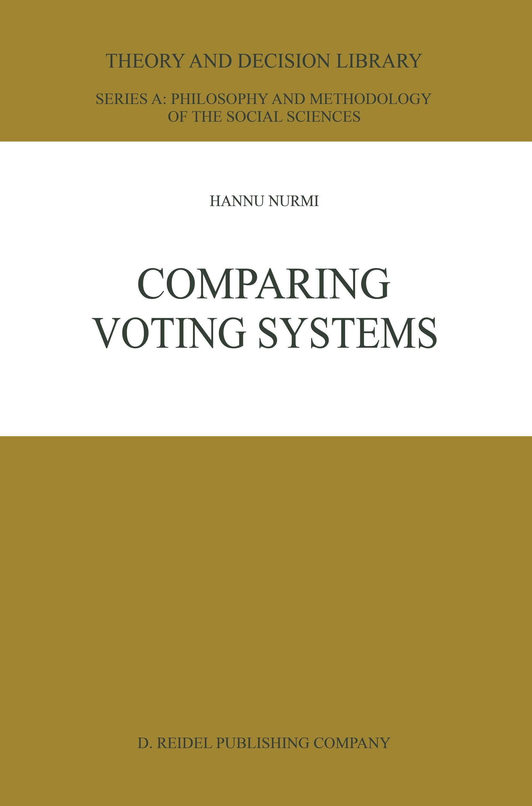Vorderes Coverbild Comparing Voting Systems