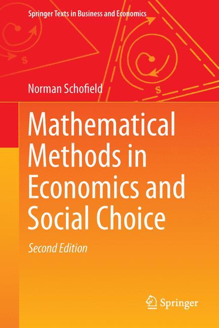 Vorderes Coverbild Mathematical Methods in Economics and Social Choice