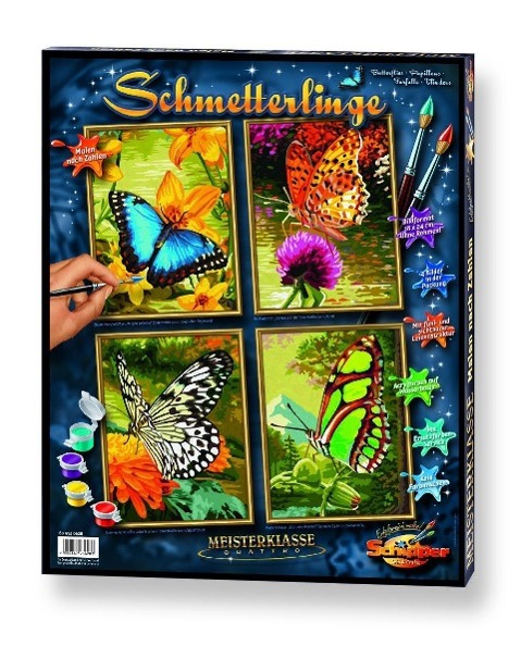 Vorderes Coverbild Schipper Malen nach Zahlen: Schmetterlinge (Quattro)