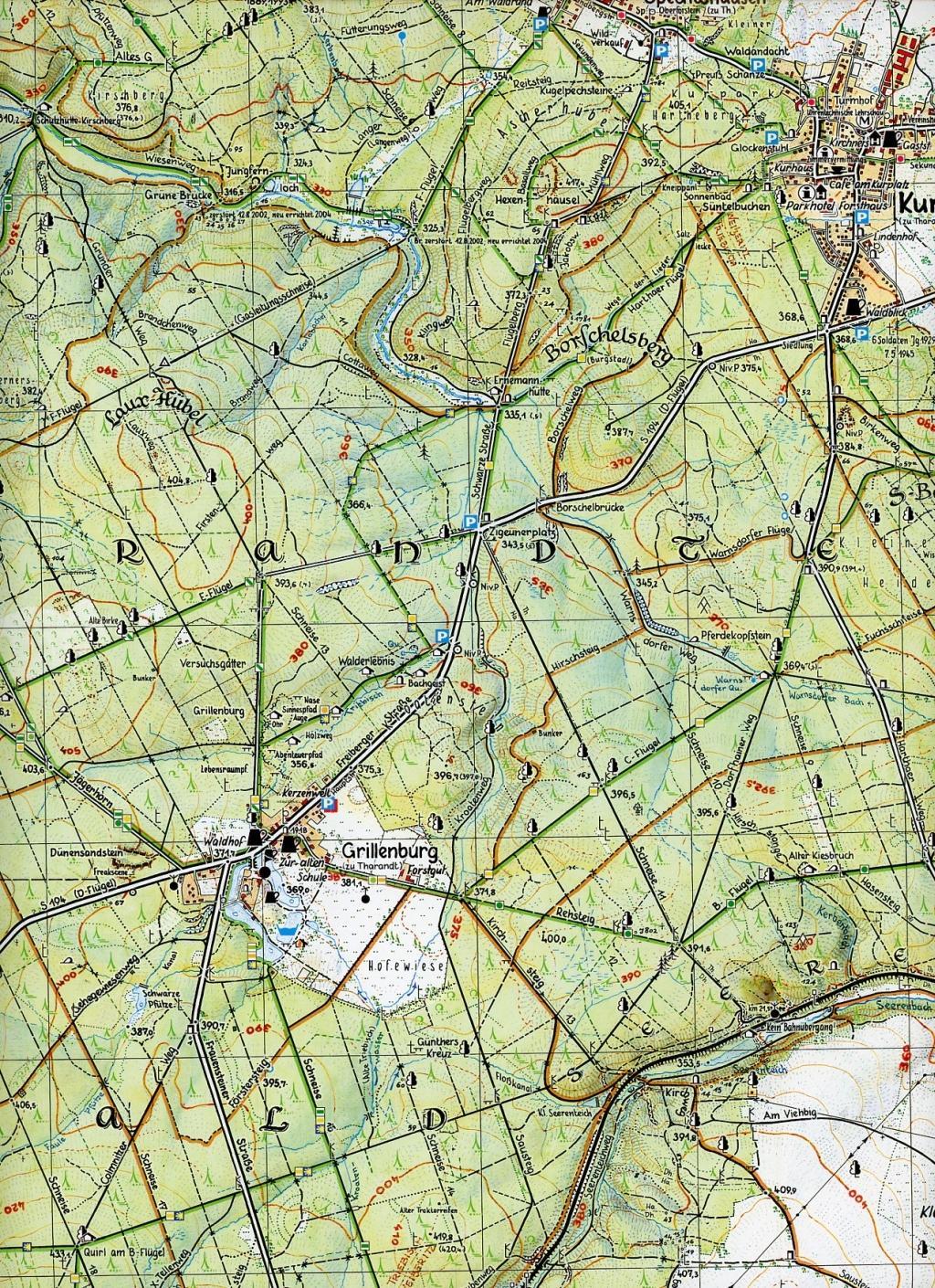 Beispielinhalt (Bild) Tharandter Wald 1 : 20 000