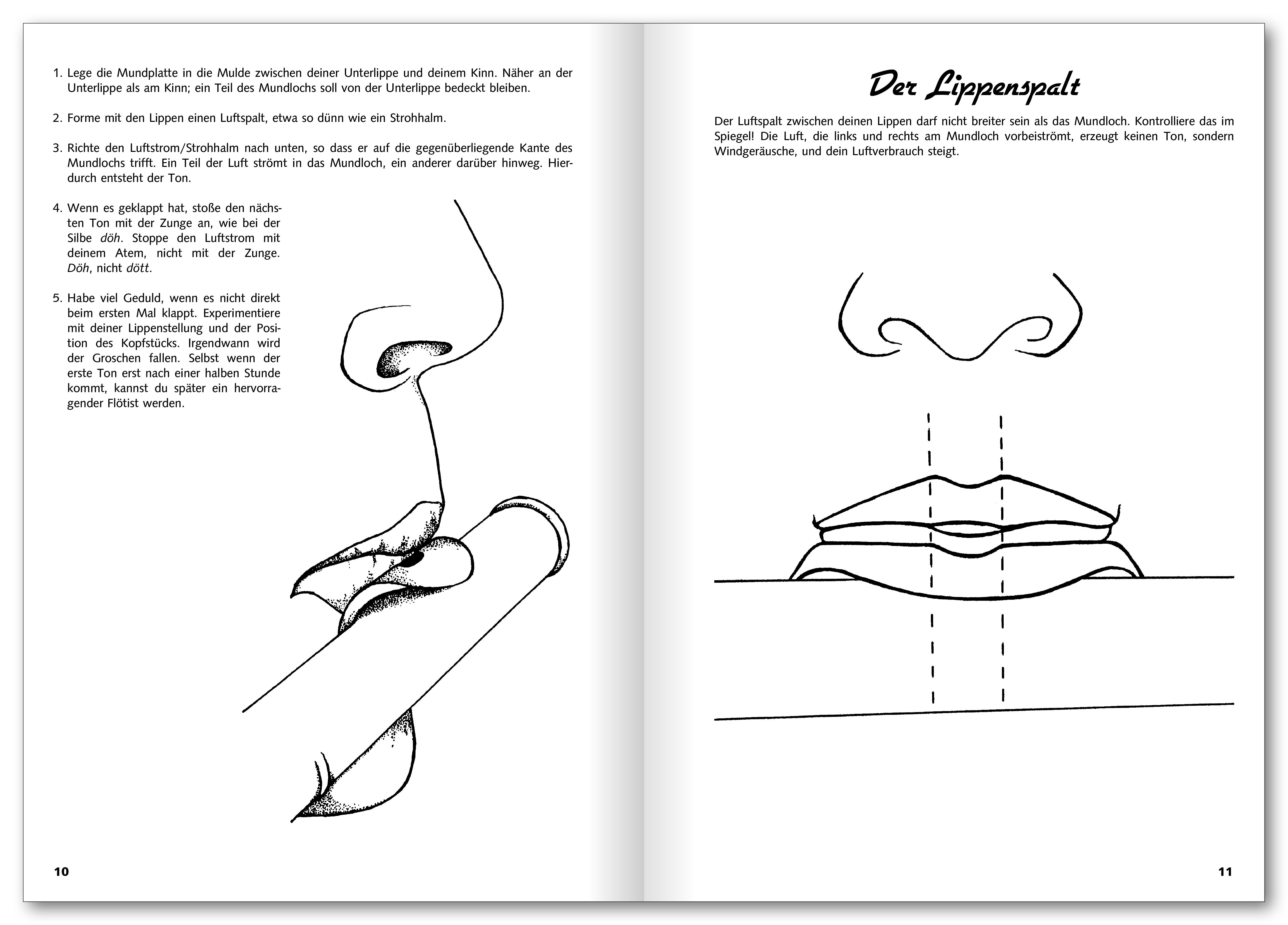 Beispielinhalt (Bild) Das Querflötenbuch von klassisch bis modern. Mit CD
