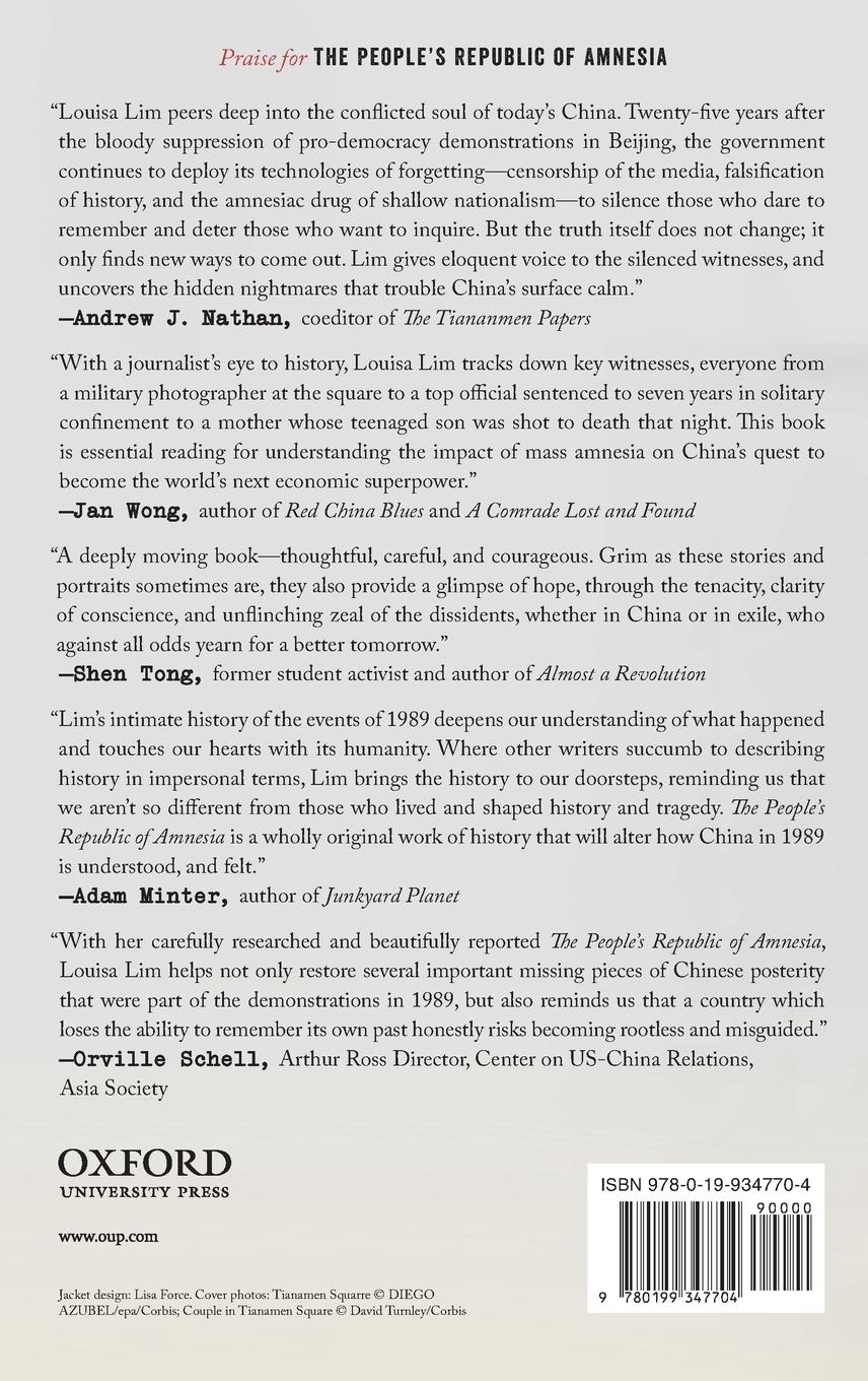 Rückseitencover People's Republic of Amnesia