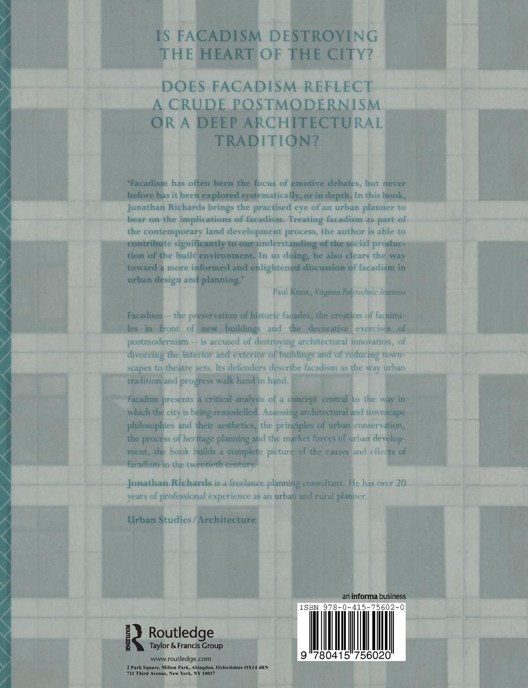 Rückseitencover Facadism