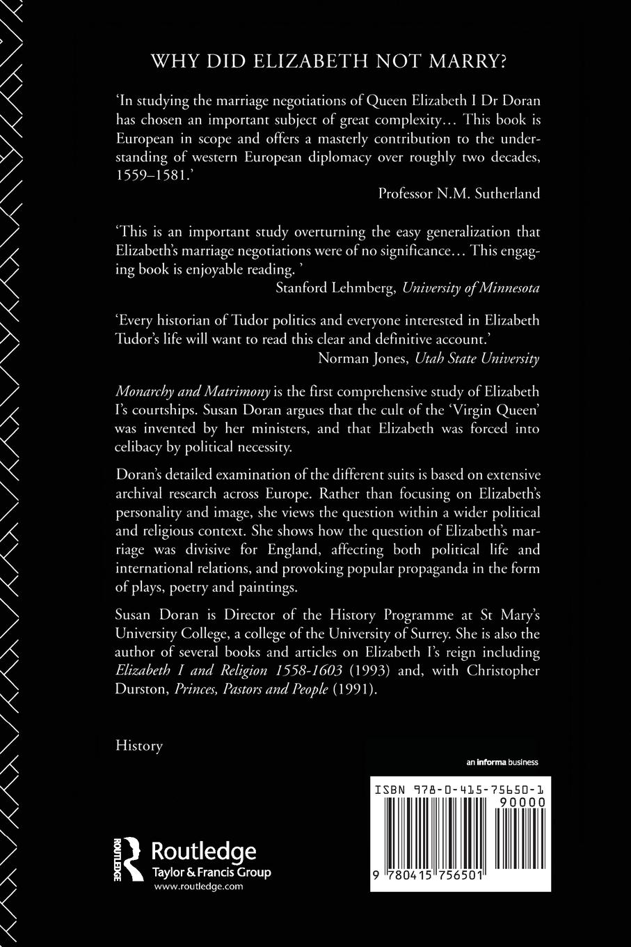 Rückseitencover Monarchy and Matrimony