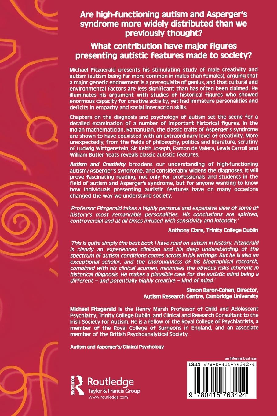 Rückseitencover Autism and Creativity