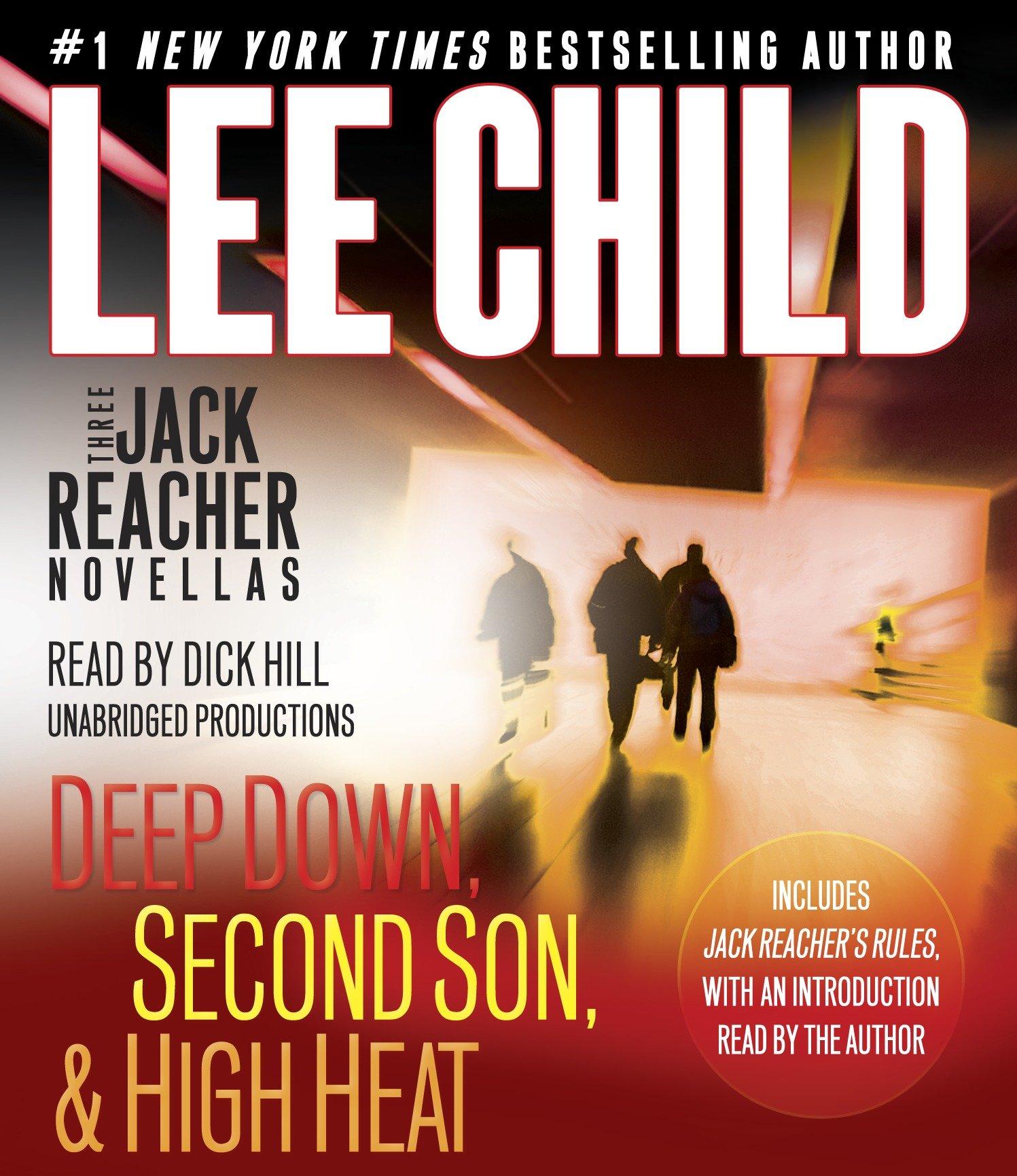 Vorderes Coverbild Three Jack Reacher Novellas (with Bonus Jack Reacher's Rules): Deep Down, Second Son, High Heat, and Jack Reacher's Rules