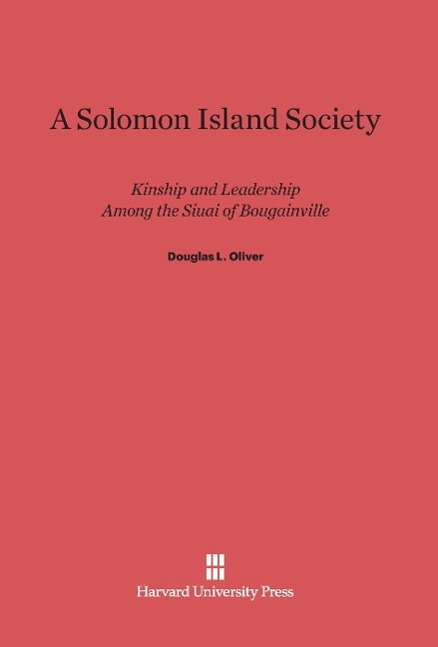 Vorderes Coverbild A Solomon Island Society
