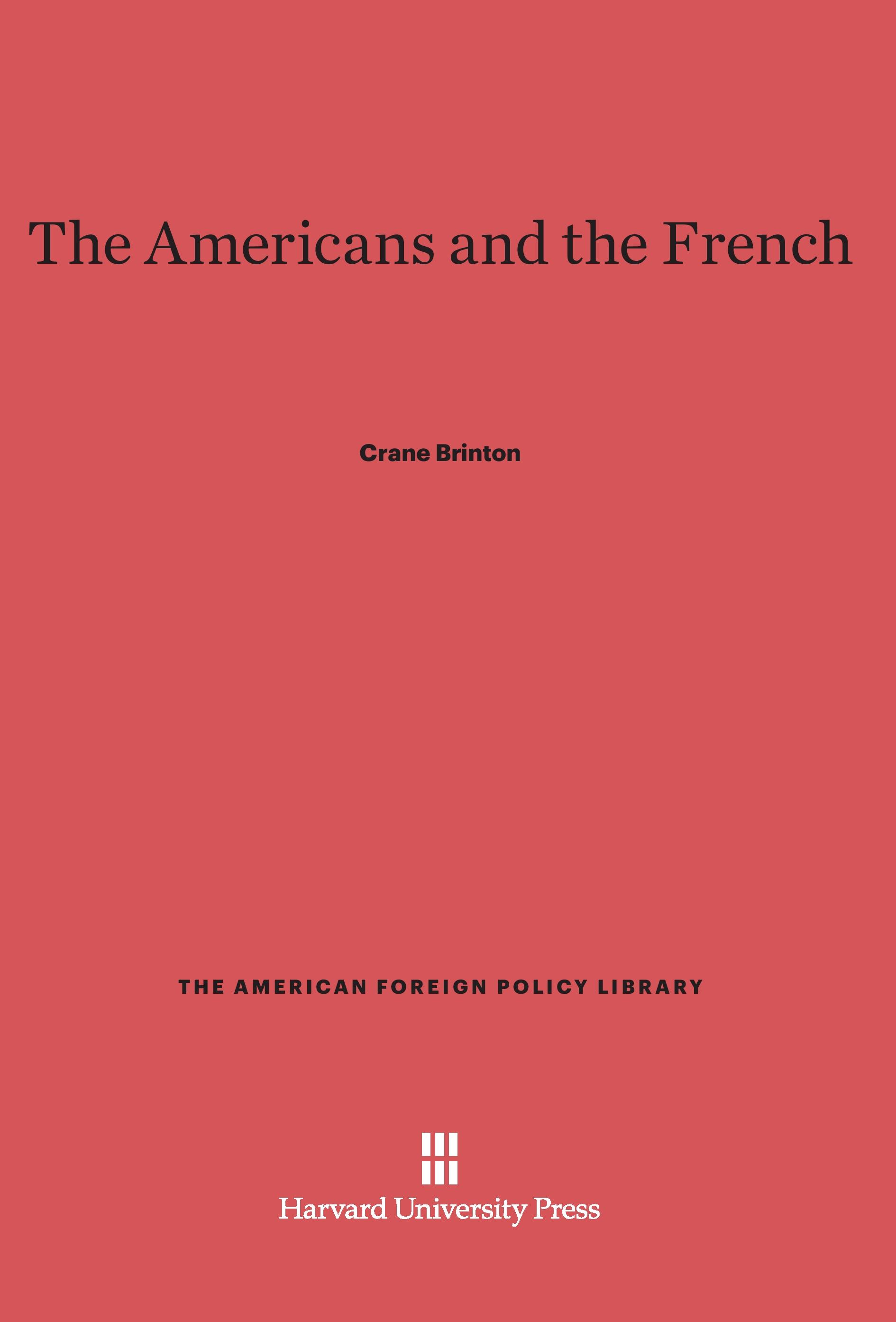 Vorderes Coverbild The Americans and the French