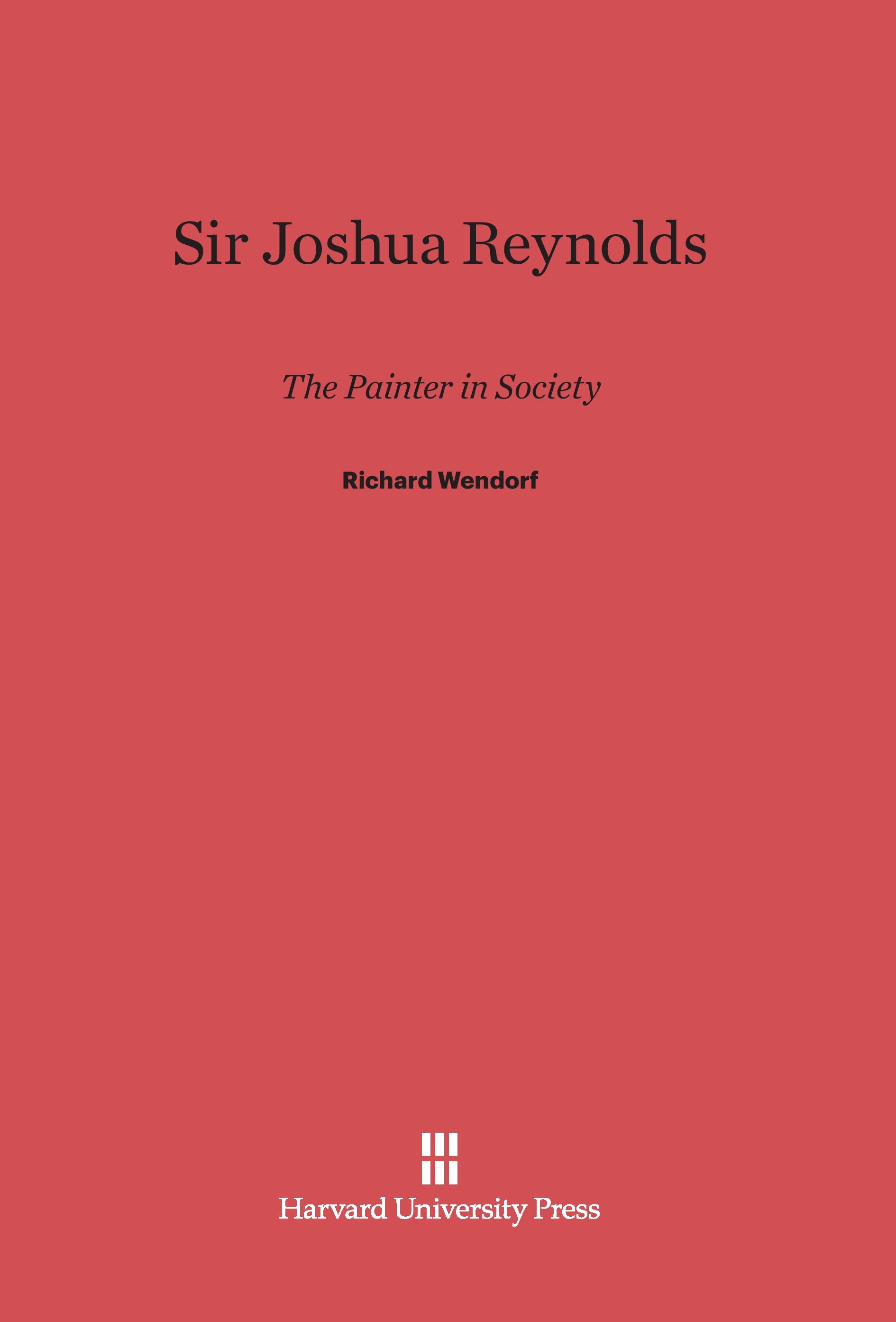 Vorderes Coverbild Sir Joshua Reynolds