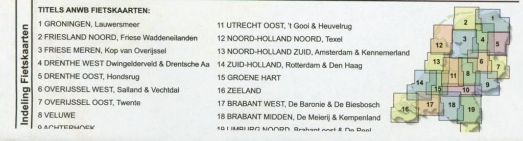 Beispielinhalt (Bild) ANWB Fietskaart 14 Zuid-Holland 1 : 50 000