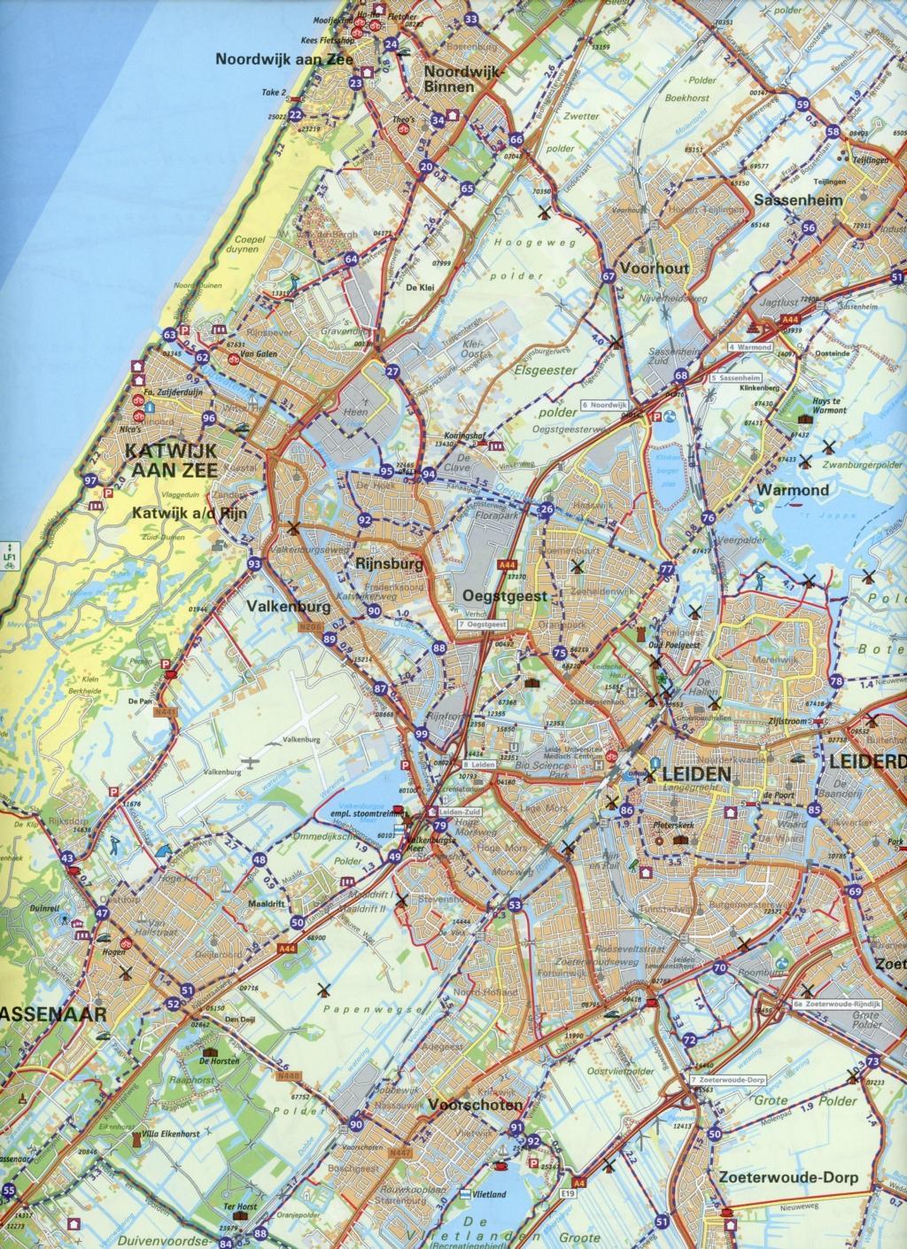 Beispielinhalt (Bild) ANWB Fietskaart 14 Zuid-Holland 1 : 50 000