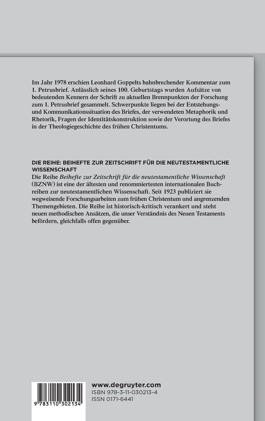 Rückseitencover Bedrängnis und Identität