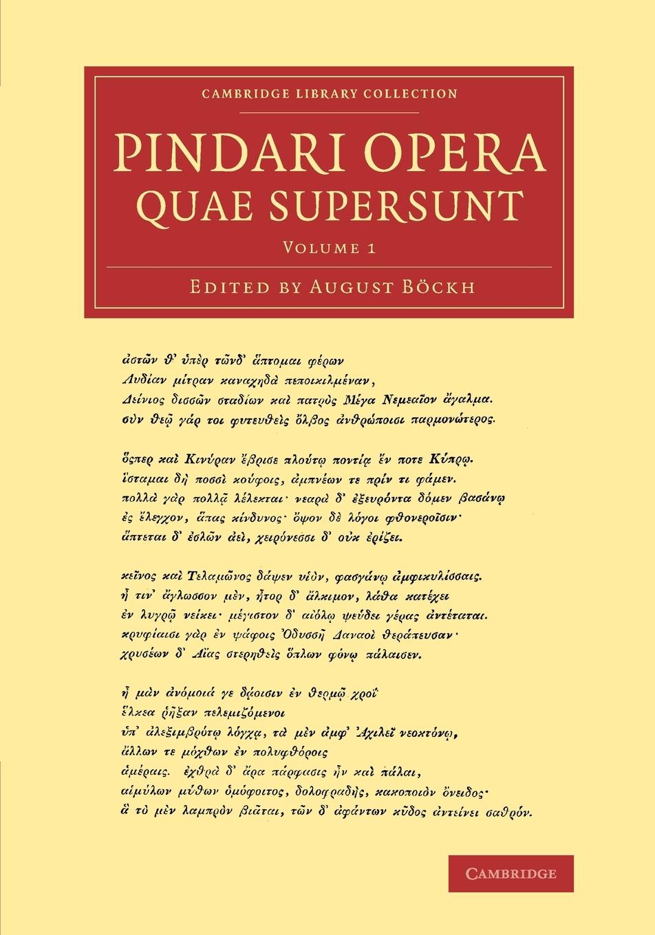 Vorderes Coverbild Pindari Opera Quae Supersunt