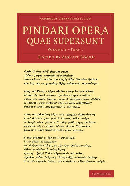 Vorderes Coverbild Pindari Opera Quae Supersunt