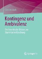 Vorderes Coverbild Kontingenz und Ambivalenz