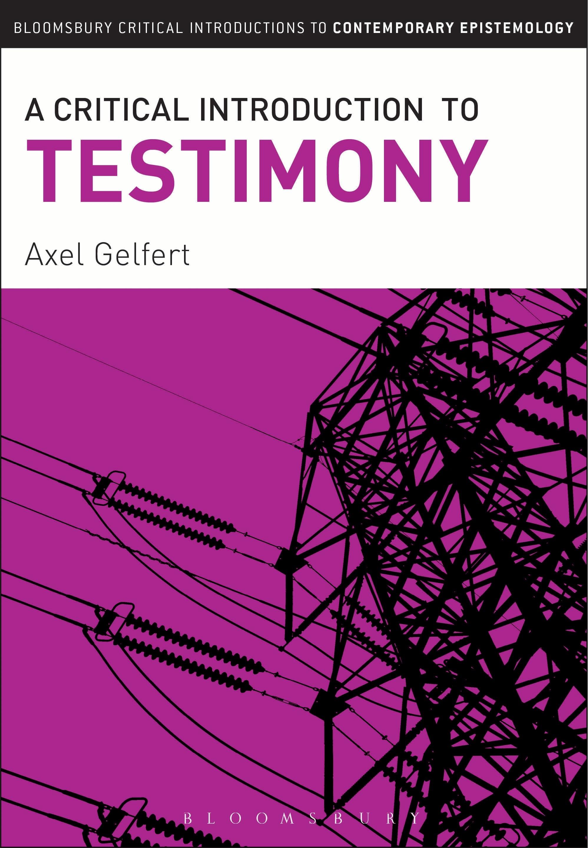 Vorderes Coverbild A Critical Introduction to Testimony