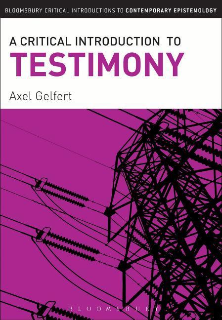 Vorderes Coverbild A Critical Introduction to Testimony