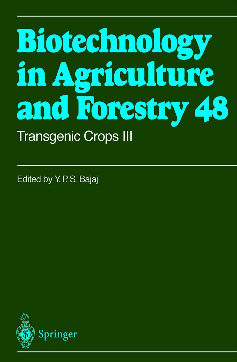 Vorderes Coverbild Transgenic Crops III