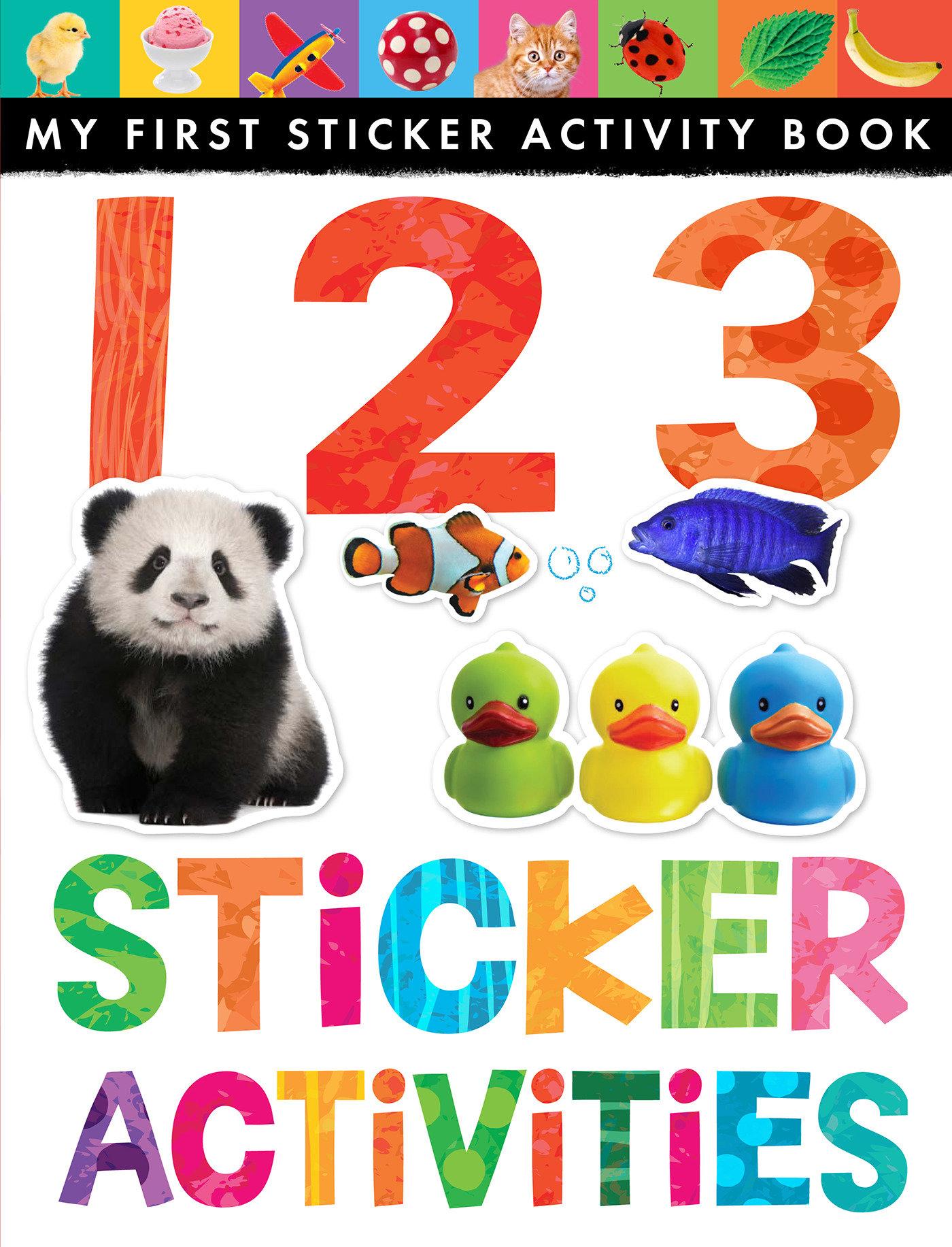 Vorderes Coverbild 123 Sticker Activities