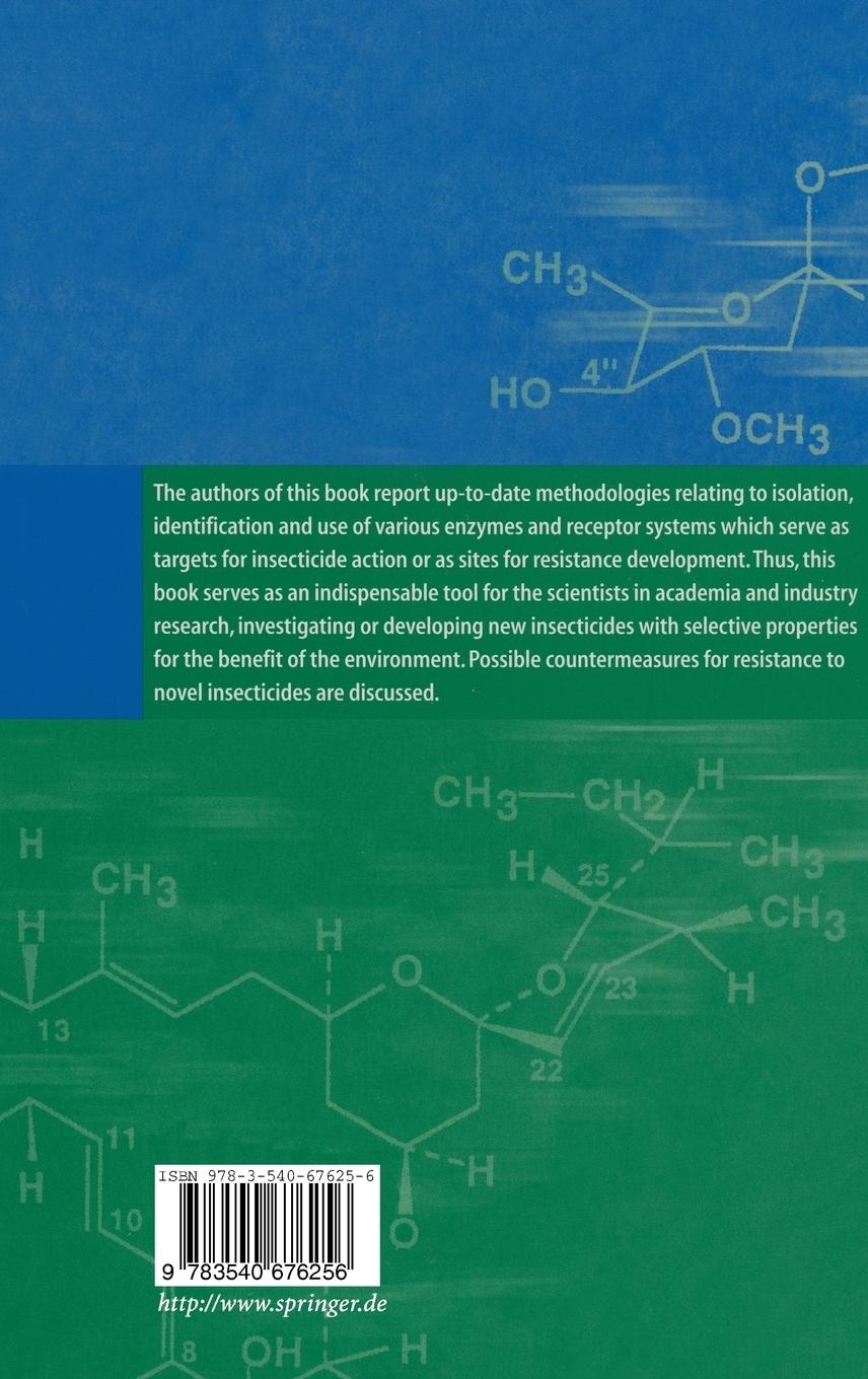 Rückseitencover Biochemical Sites of Insecticide Action and Resistance