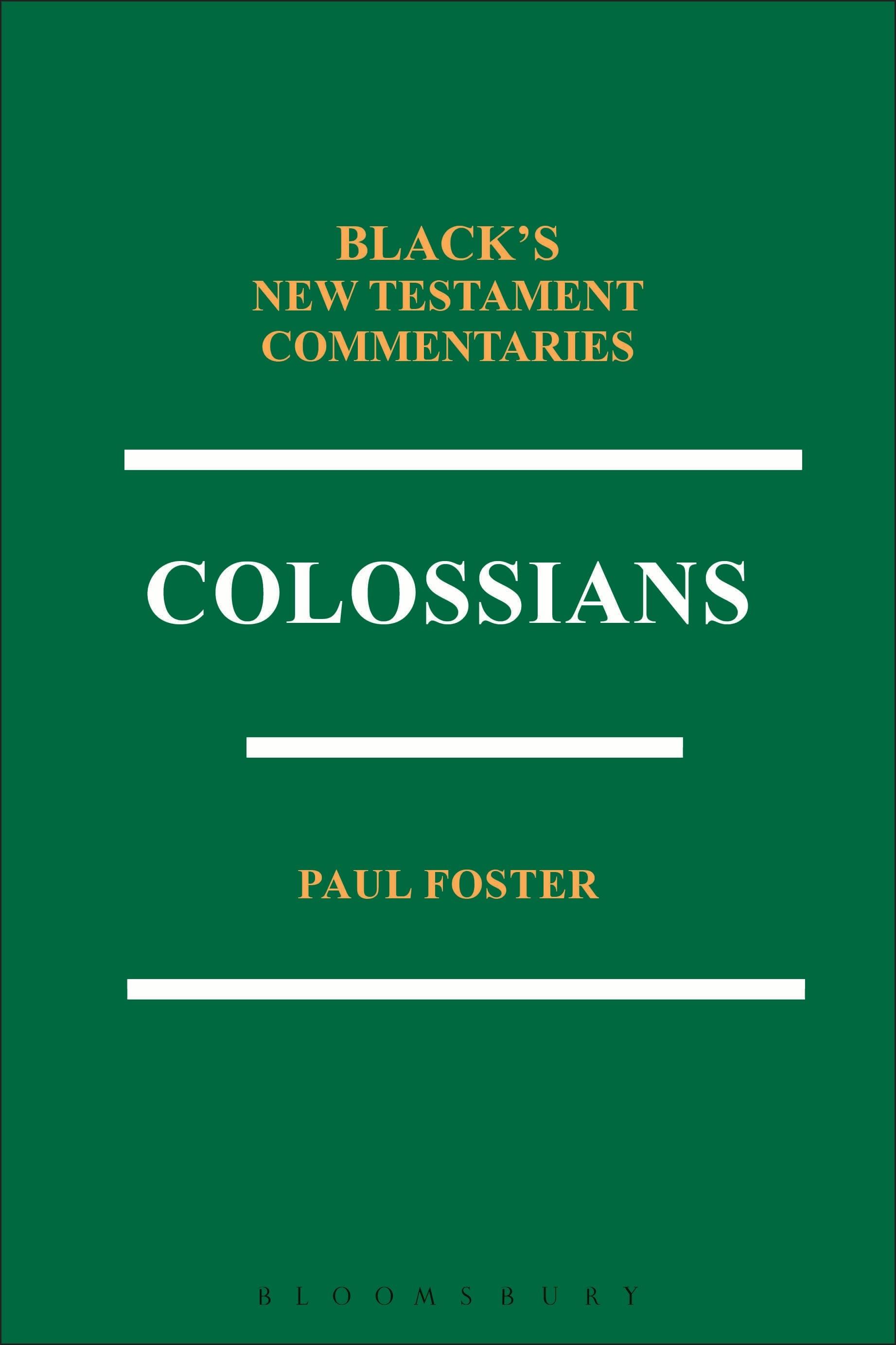 Vorderes Coverbild Colossians BNTC