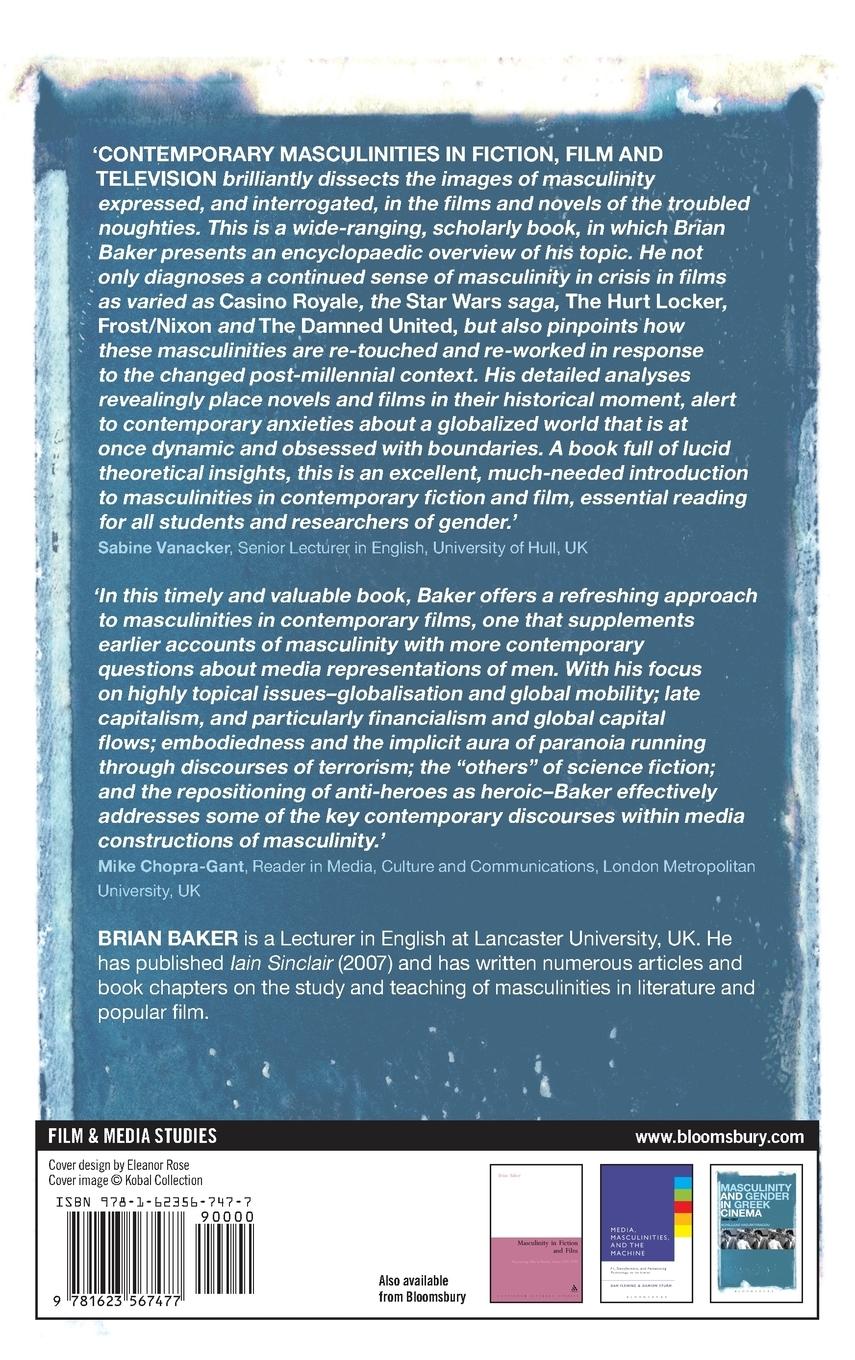 Rückseitencover Contemporary Masculinities in Fiction, Film and Television