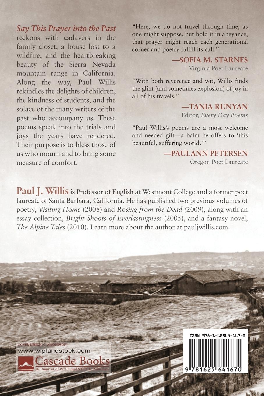 Rückseitencover Say This Prayer into the Past