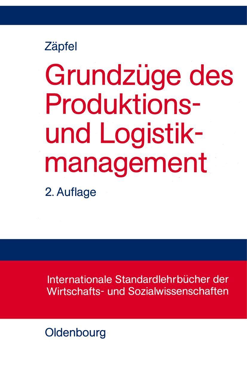 Vorderes Coverbild Grundzüge des Produktions- und Logistikmanagement