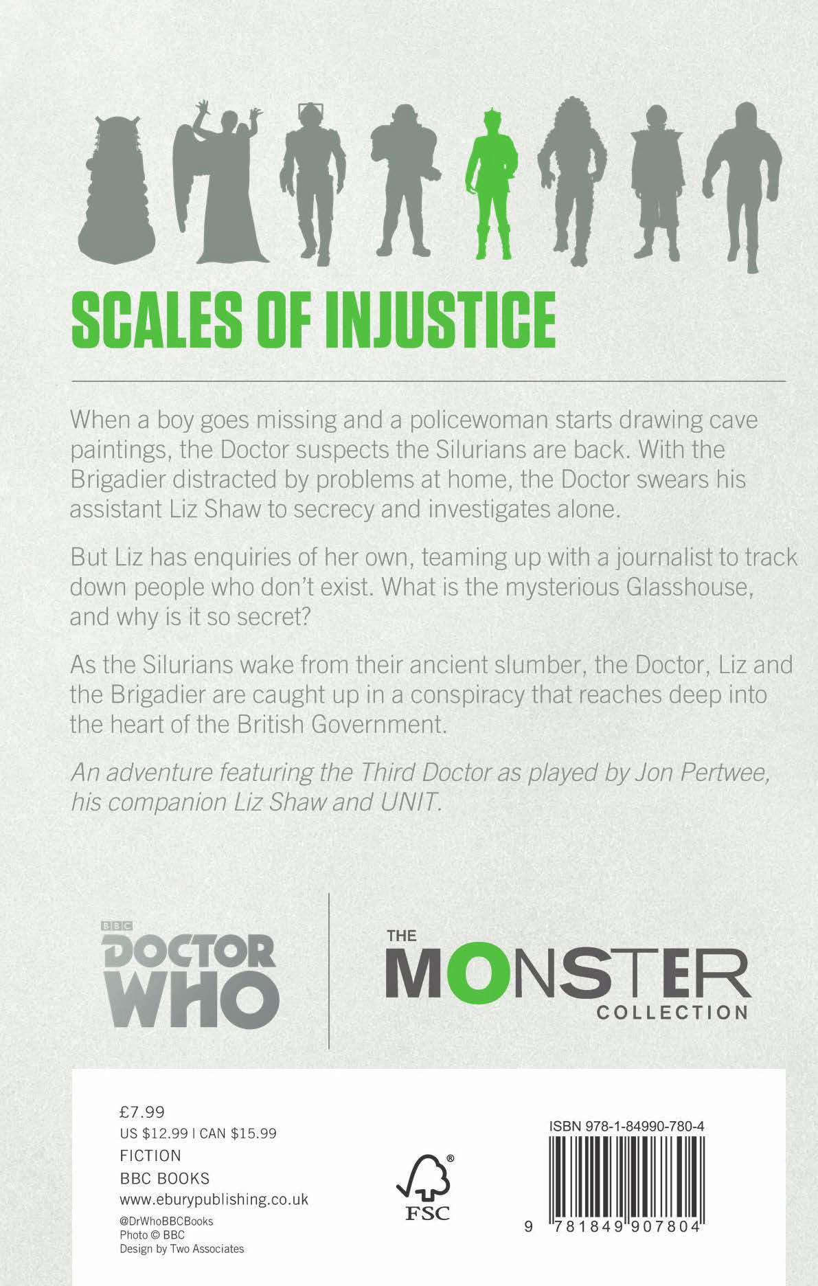 Rückseitencover Doctor Who: Scales of Injustice