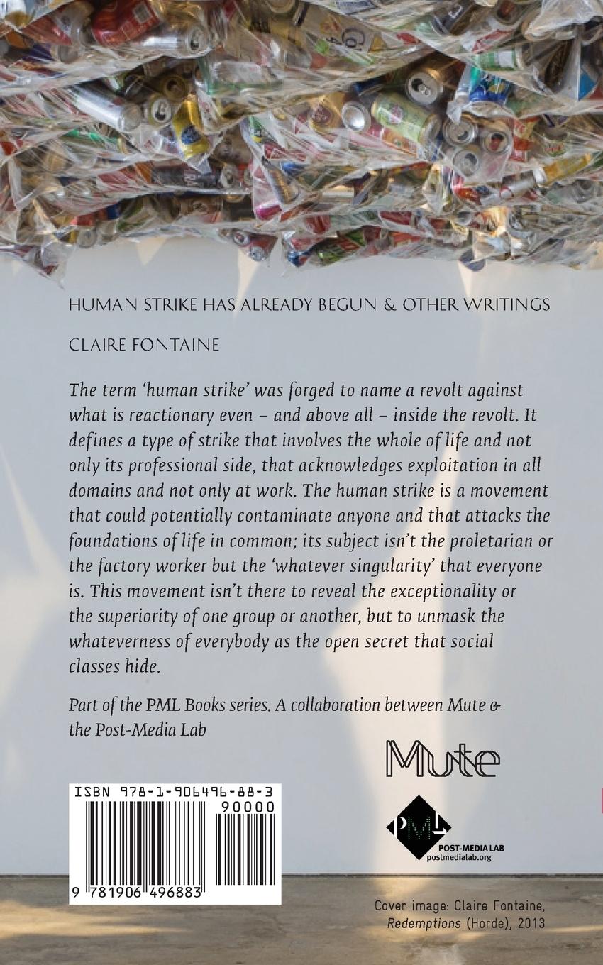 Rückseitencover The Human Strike Has Already Begun & Other Essays