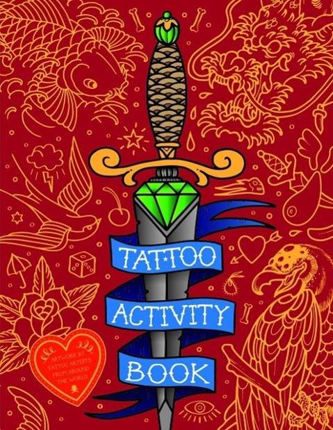 Vorderes Coverbild Tattoo Activity Book