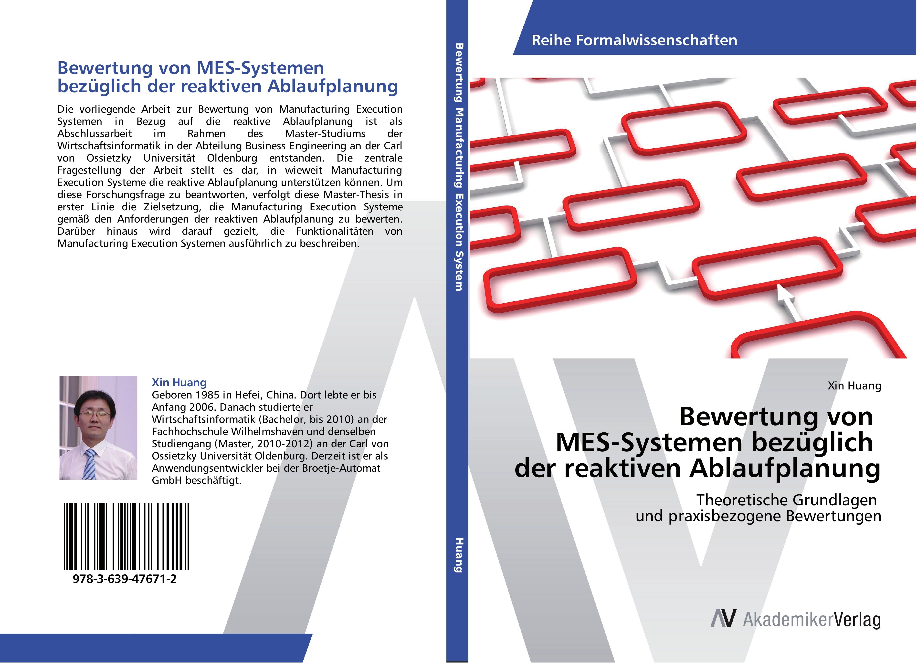 Vorderes Coverbild Bewertung von   MES-Systemen bezüglich   der reaktiven Ablaufplanung