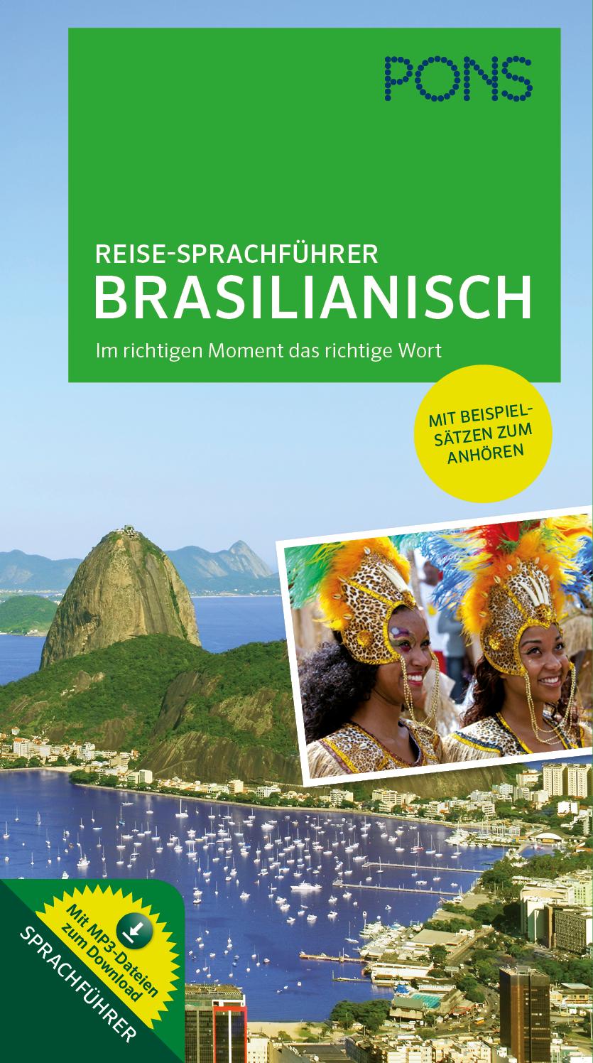 Vorderes Coverbild PONS Reise-Sprachführer Brasilianisch