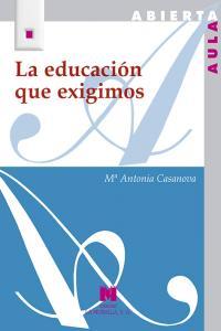 Vorderes Coverbild La educación que exigimos