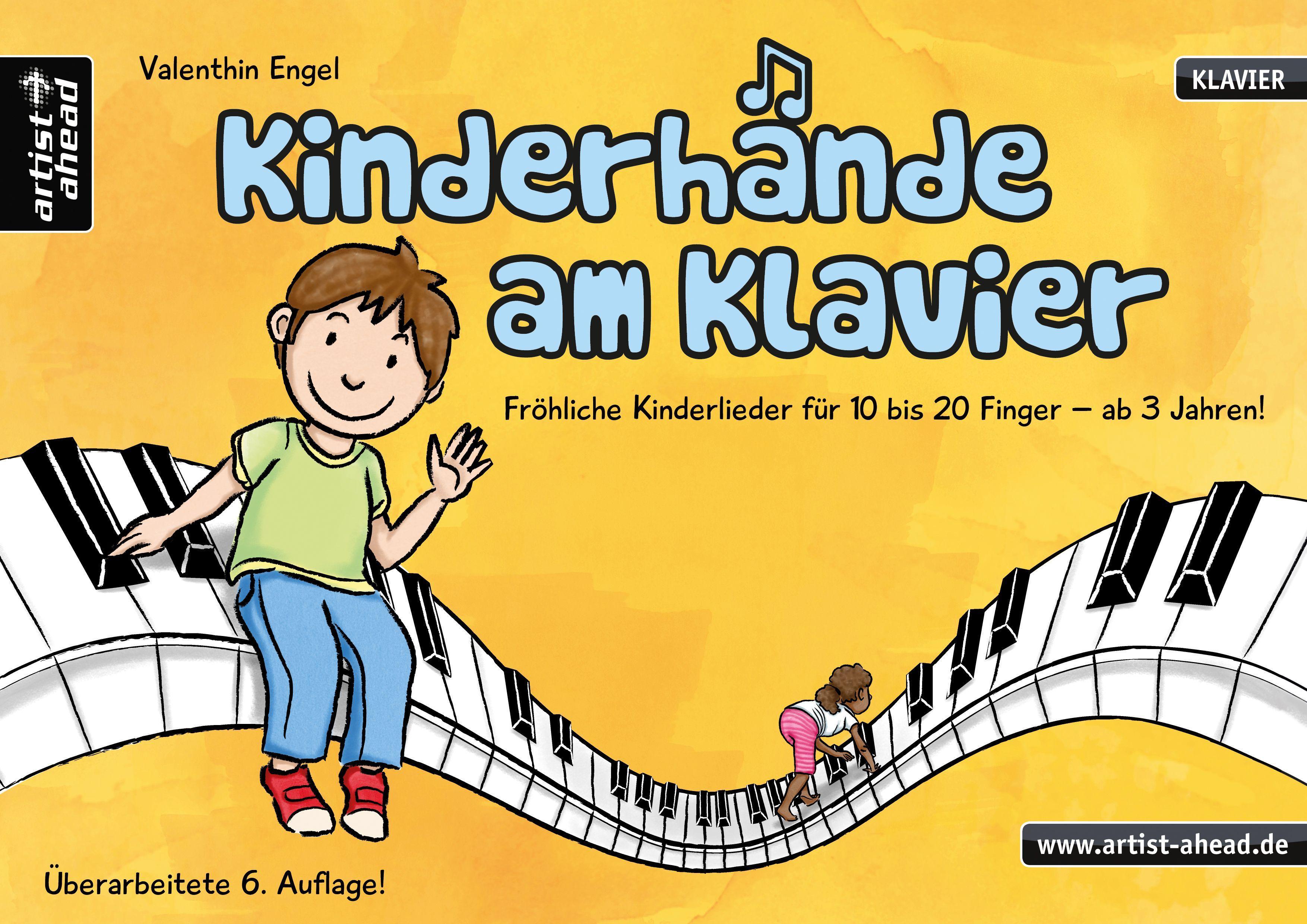 Vorderes Coverbild Kinderhände am Klavier