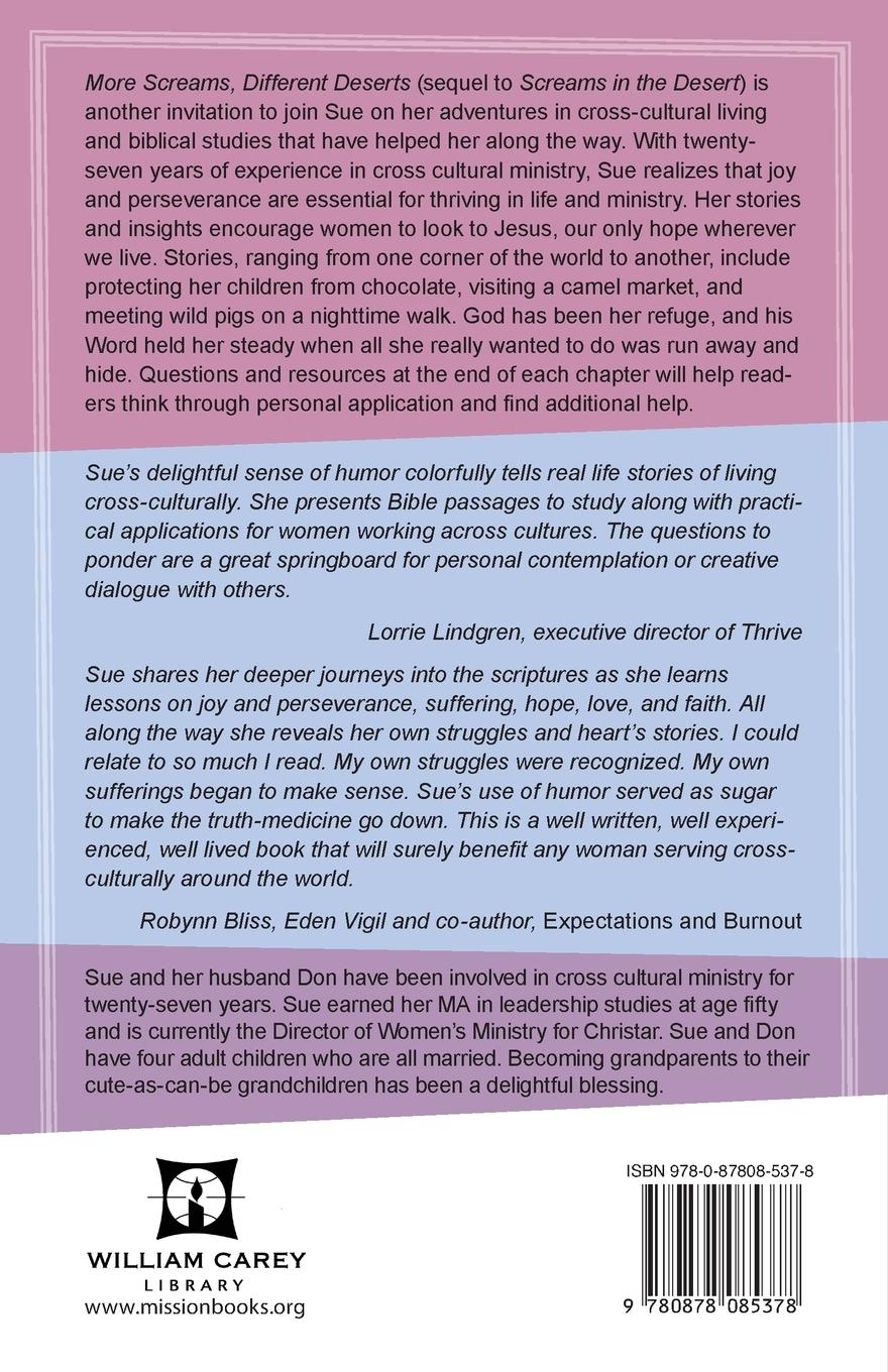 Rückseitencover More Screams, Different Deserts