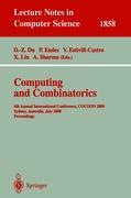 Vorderes Coverbild Computing and Combinatorics