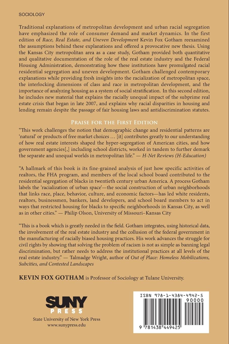 Rückseitencover Race, Real Estate, and Uneven Development