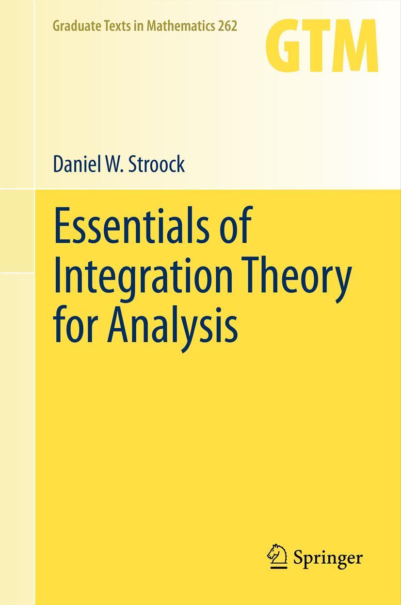 Vorderes Coverbild Essentials of Integration Theory for Analysis
