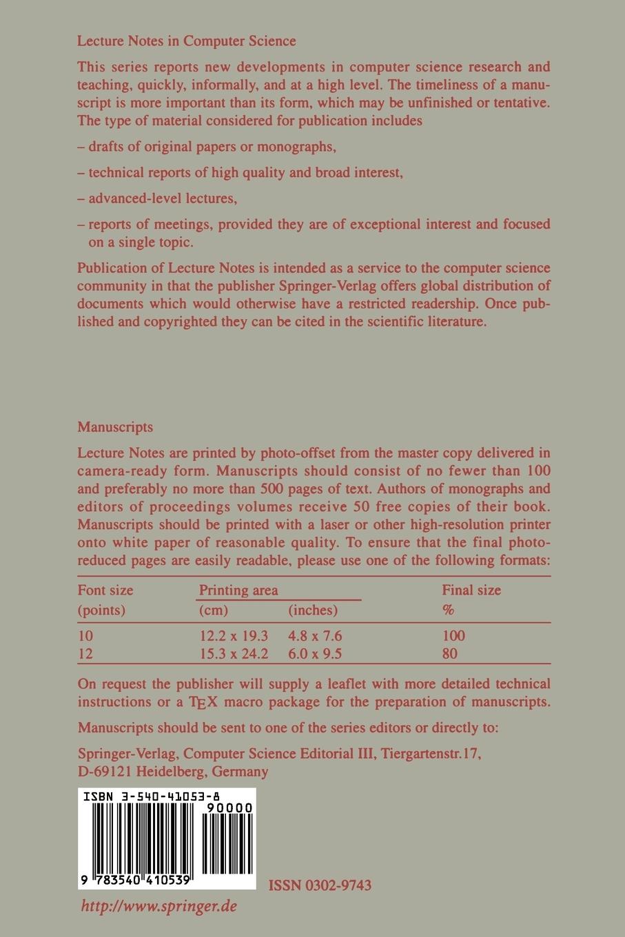 Rückseitencover Principles and Practice of Constraint Programming - CP 2000