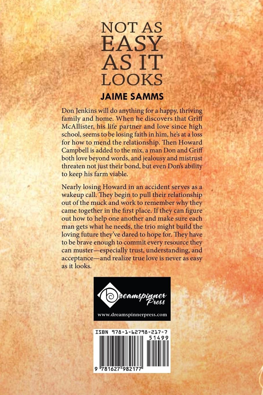 Rückseitencover Not As Easy As It Looks