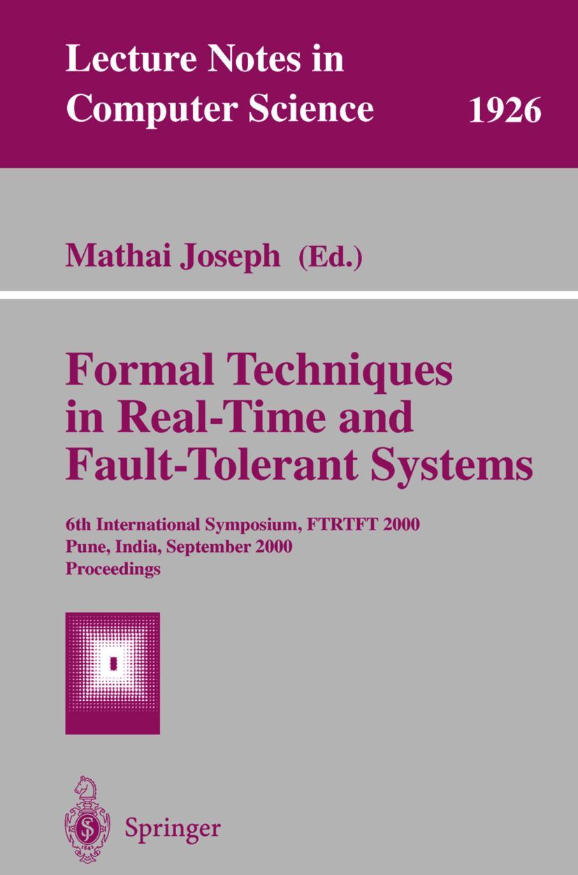 Vorderes Coverbild Formal Techniques in Real-Time and Fault-Tolerant Systems
