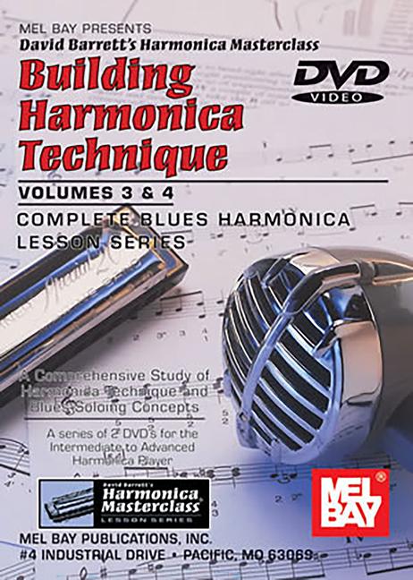 Vorderes Coverbild Building Harmonica Technique Volume 3 & 4
