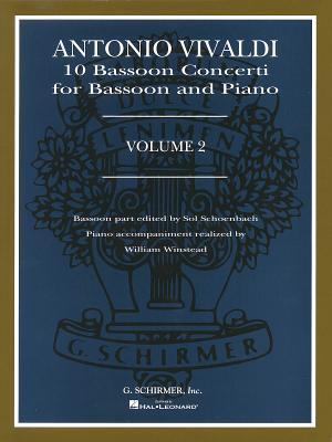 Vorderes Coverbild Antonio Vivaldi: 10 Bassoon Concerti for Bassoon and Piano, Volume 2