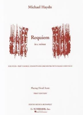 Vorderes Coverbild Requiem in C Minor: For Four-Part Chorus, Soloists and Orchestra with Basso Continuo