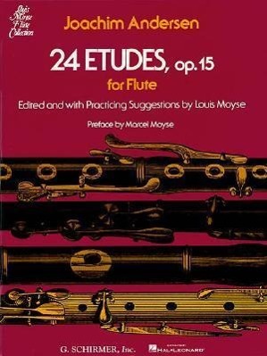 Vorderes Coverbild 24 Etudes of Flutes, Op. 15