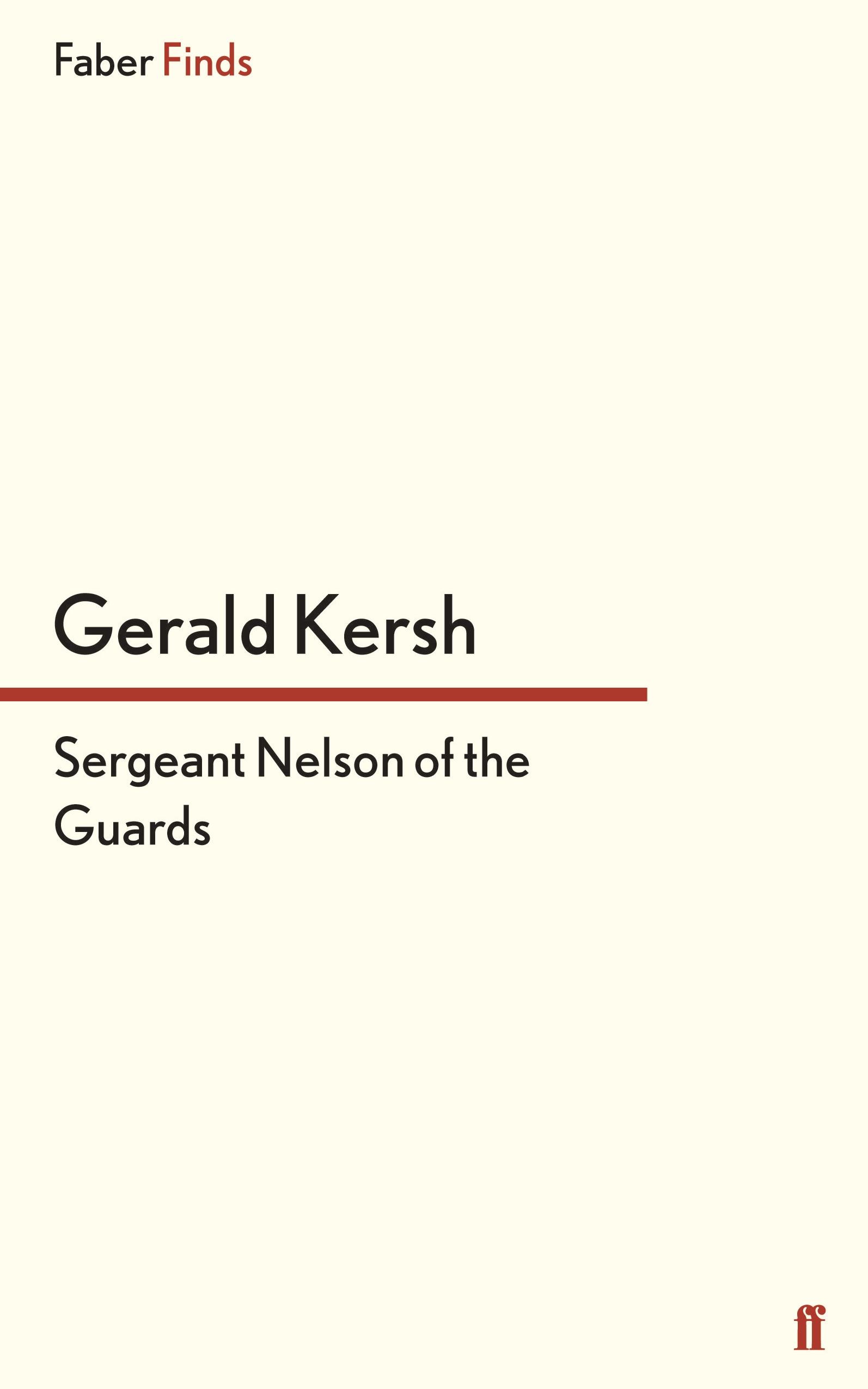 Vorderes Coverbild Sergeant Nelson of the Guards