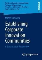 Vorderes Coverbild Establishing Corporate Innovation Communities