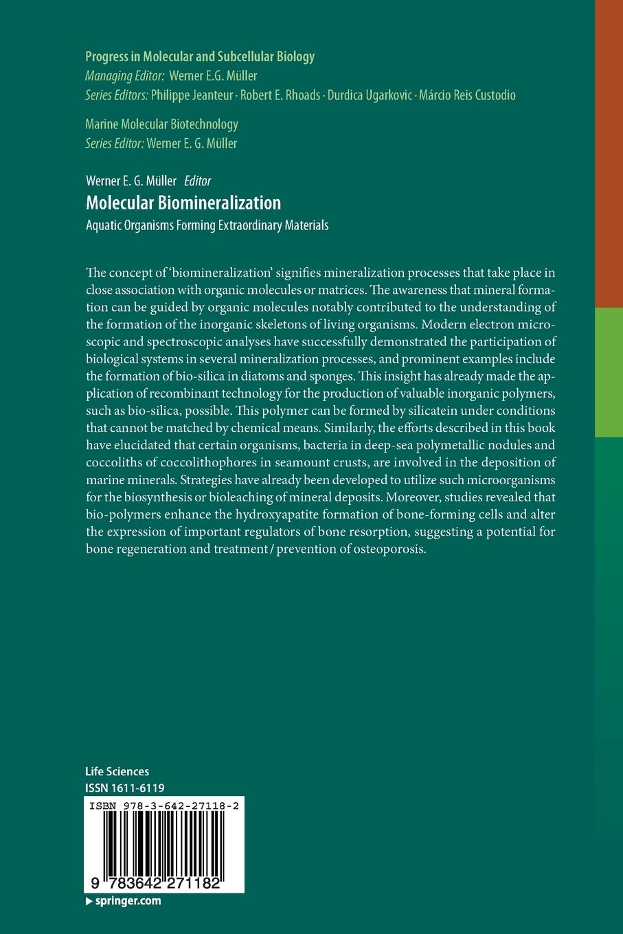 Rückseitencover Molecular Biomineralization